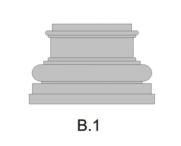 Pillar foundations and capitals 1